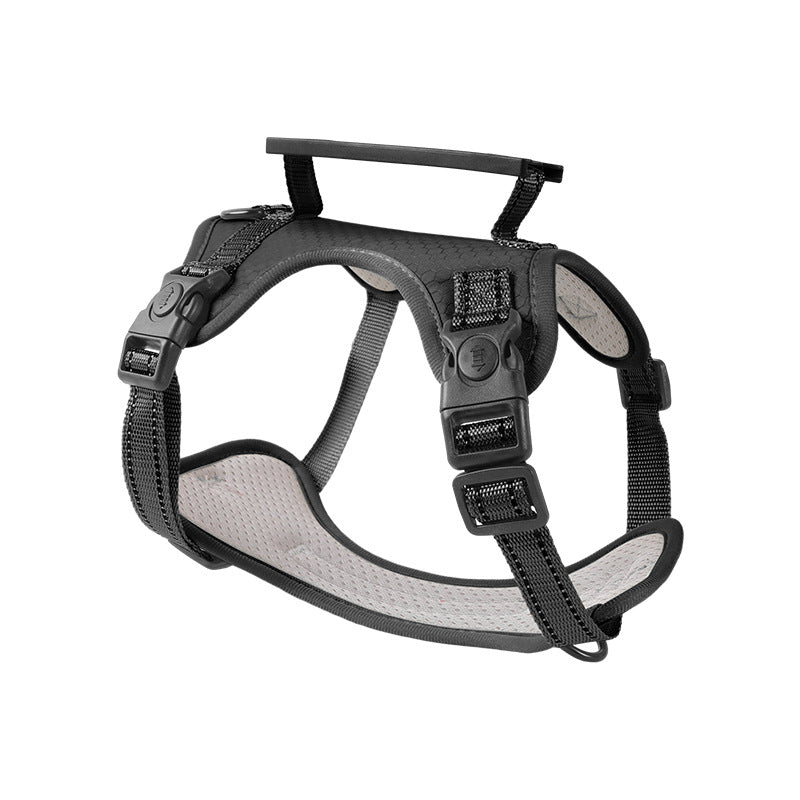 Reflective Dog Harness with Leash, No-Pull Vest Harness for Dogs, Adjustable Dog Vest with Handle, Walking Training Pet Harness
