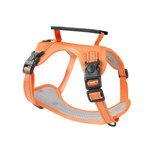 Reflective Dog Harness with Leash, No-Pull Vest Harness for Dogs, Adjustable Dog Vest with Handle, Walking Training Pet Harness