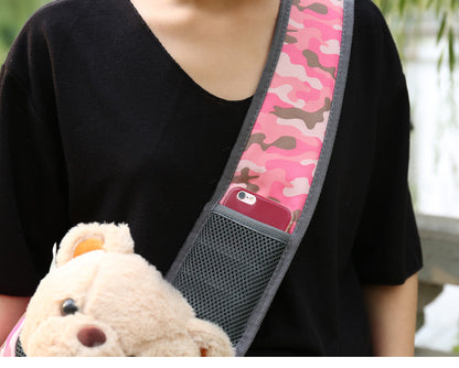 Lightweight Single Shoulder Pet Sling Bag - Stylish Durable Oxford Fabric Carrier
