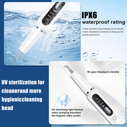 Professional Pet Dental Cleaning Kit - Ultrasonic Scaler, Tools & 3 Modes