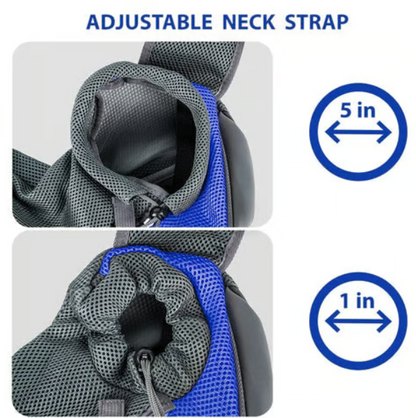 Portable Oxford Fabric Pet Carrier for Cats and Puppies (Size L)