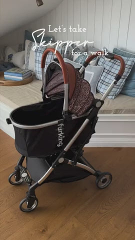 Fur King Lux Pet Pram / Stroller - Green